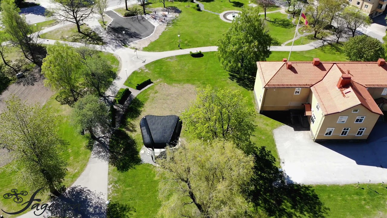 Vilhelminaparken in Fagersta, Summer 2020, shot with DJI Mavic Air