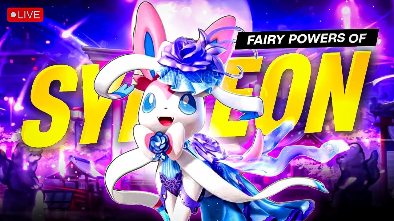 👼 Powers Of Sylveon | Pokemon Unite Live 🔴 | #pokemonunite #shortslive