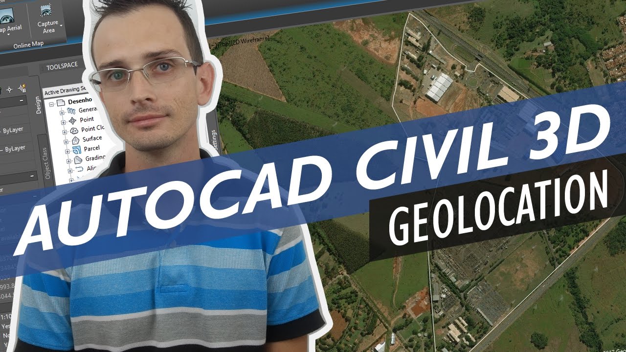 Como importar imagens Georreferenciadas pelo Geolocation do AutoCAD Civil 3D