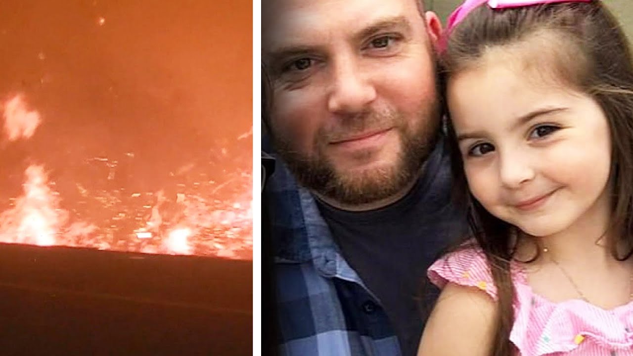 Family’s Car Runs Out of Gas While Fleeing Wildfire
