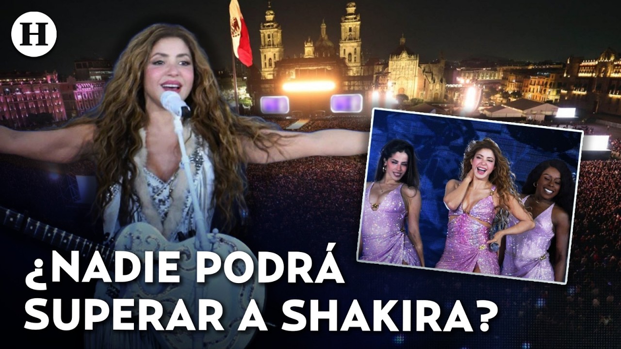 &iexcl;Shakira rompe record! M&aacute;s de 400 mil corearon sus canciones durante su concierto en el Z&oacute;calo