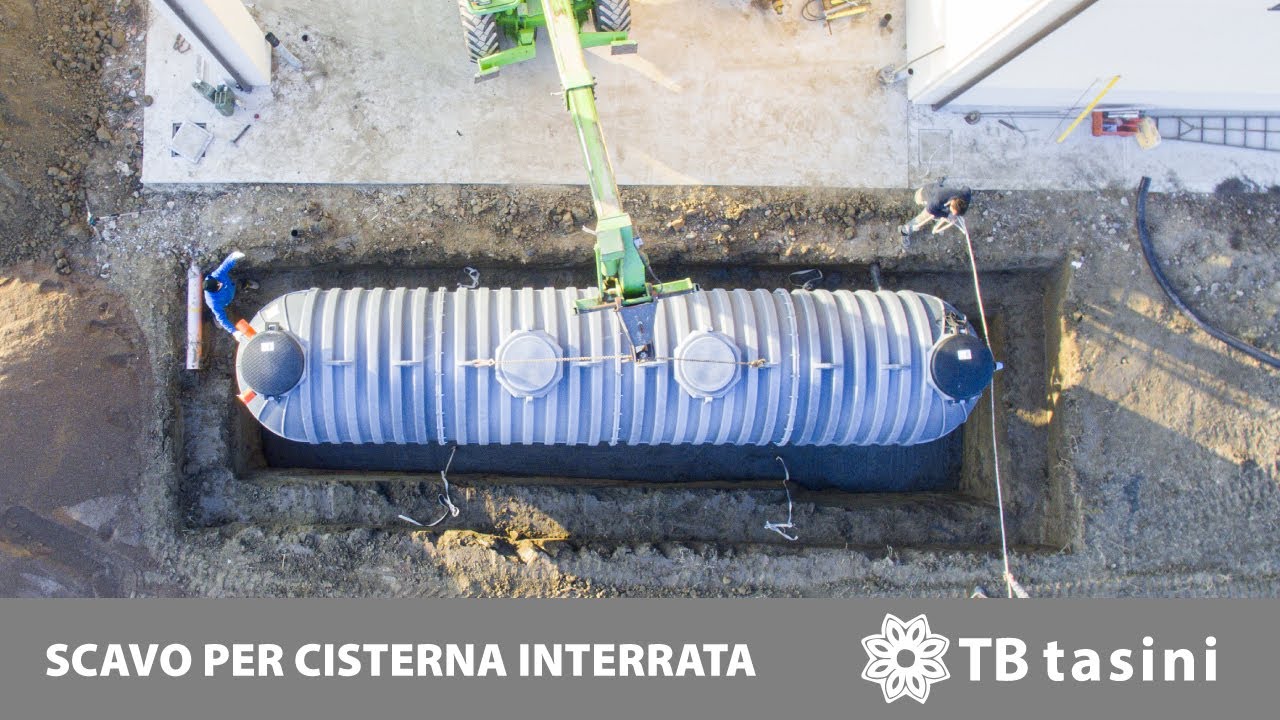 Scavo per cisterna interrata TB TASINI