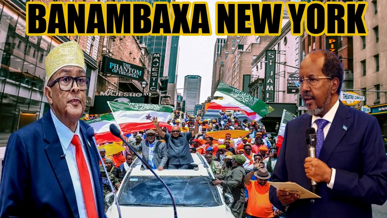 DEG DEG Mudaharadka Shacabka Somalilnd New York, Calanka Somalia oo, Cirro Xasan Sh Kulamo Ka