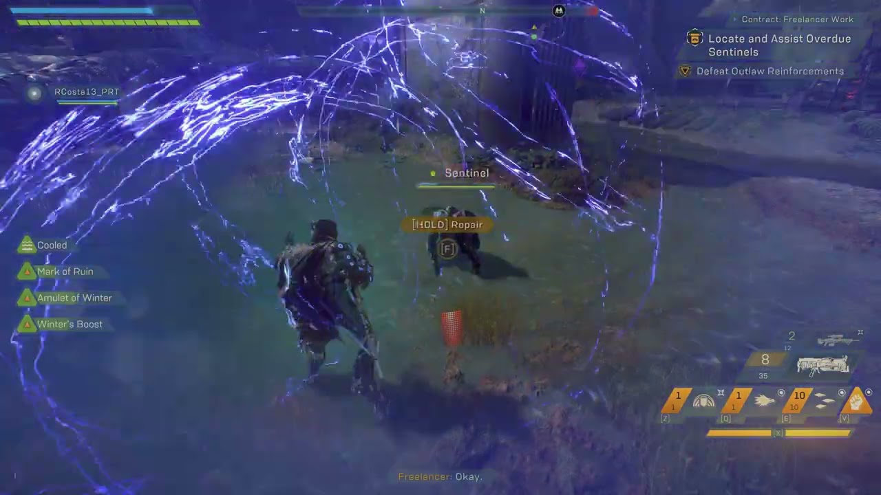 Anthem 8K HDR Legendary Storm & Colossus Contract Freelancer Work Quickplay