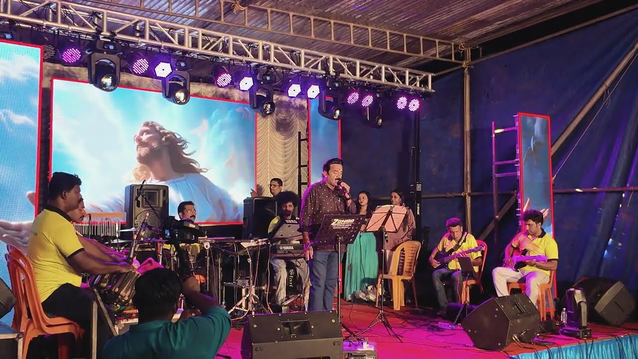 യഹൂദിയായിലെ ഒരു ഗ്രാമത്തിൽ #liveganamela #malayalamsongs #malayalam #christiandevotionalsongs