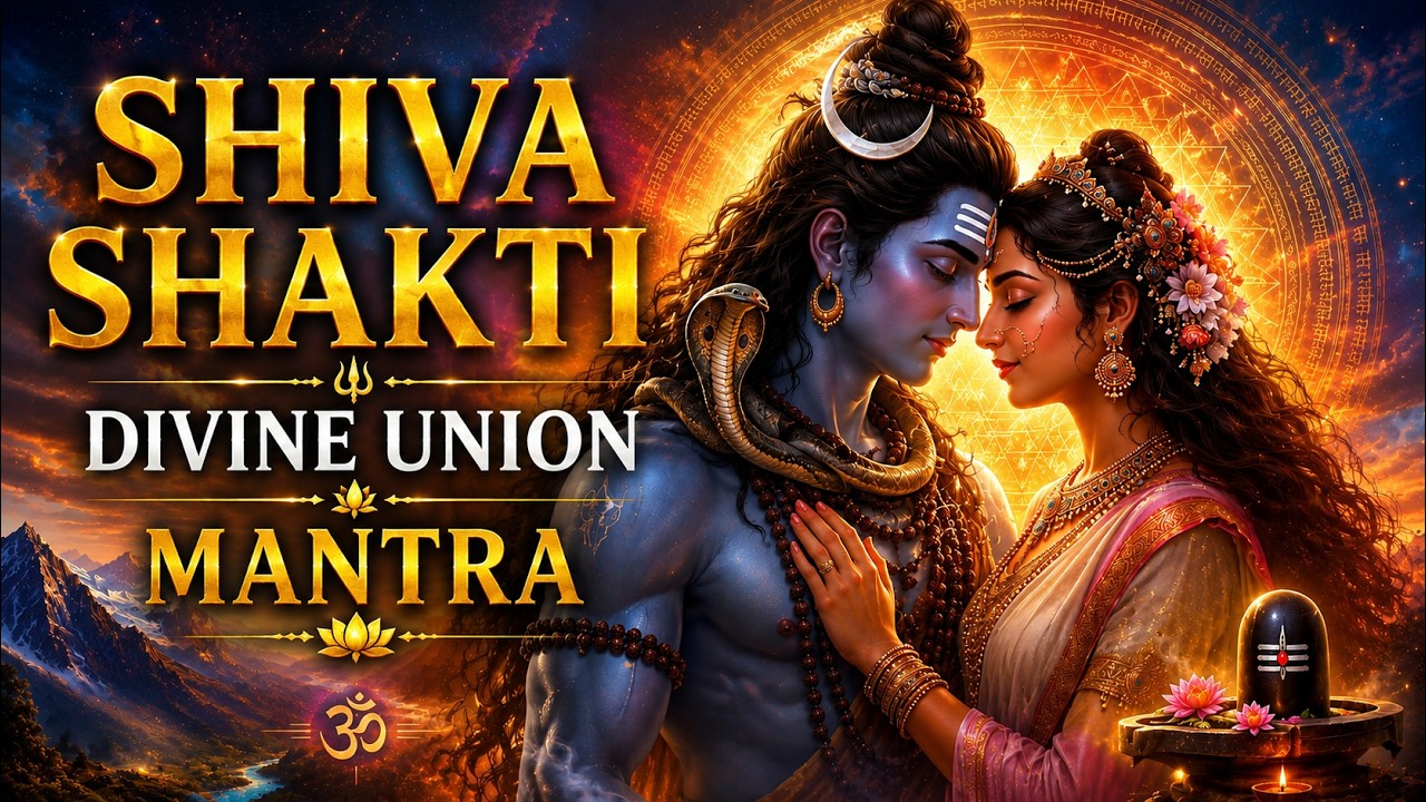 SHIVA&SHAKTI DIVINE UNION & MARRIAGE MANTRA (DIVINE FEMININE MASCULINE ENERGY BALANCE)☯️