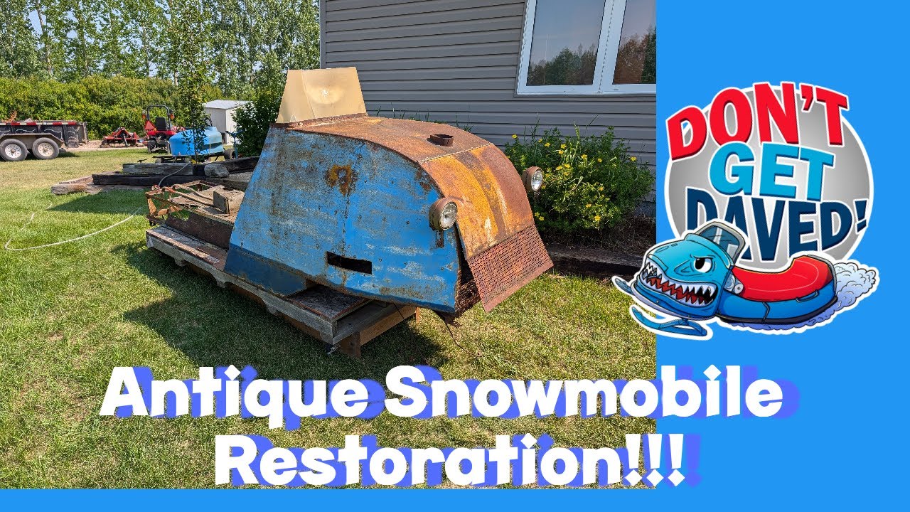 Antique Snowmobile Restoration 1953 Huskymobile Don't Get Daved