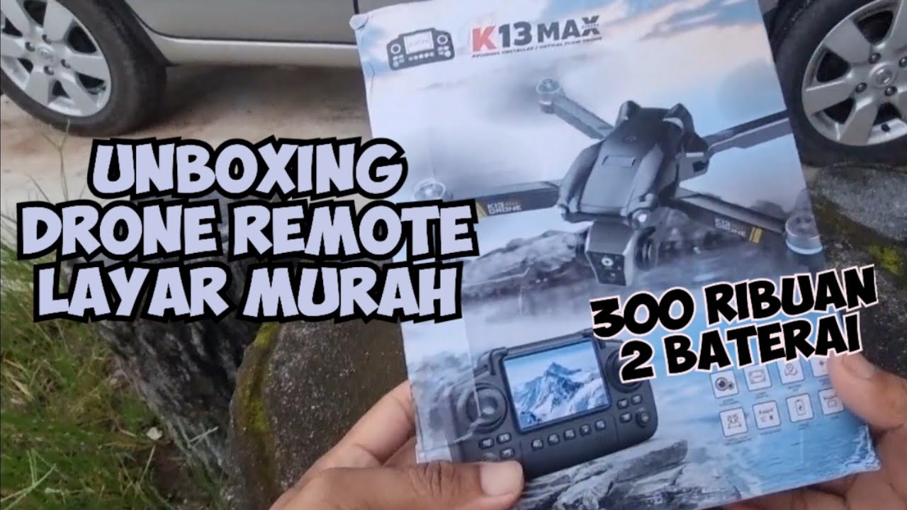 UNBOXING DRONE K13 MAX REMOTE LAYAR 300 RIBUAN