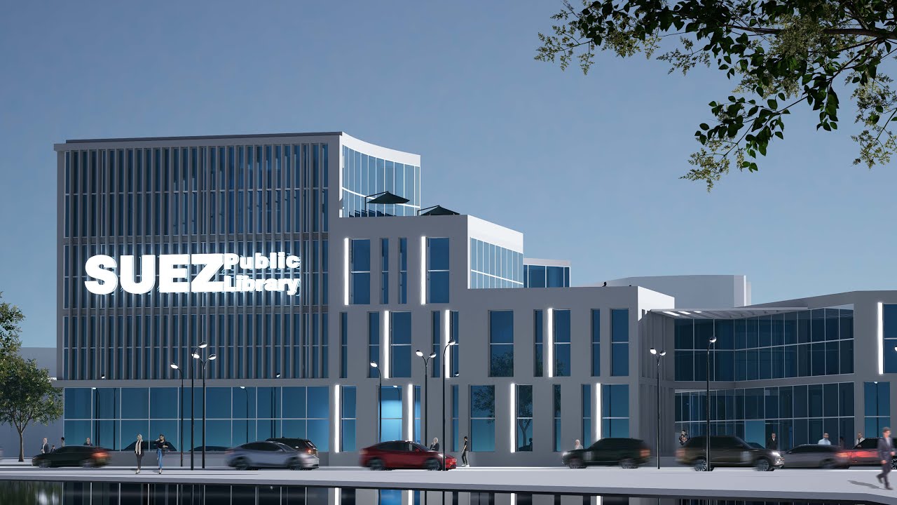 Suez public library | Architecture design project