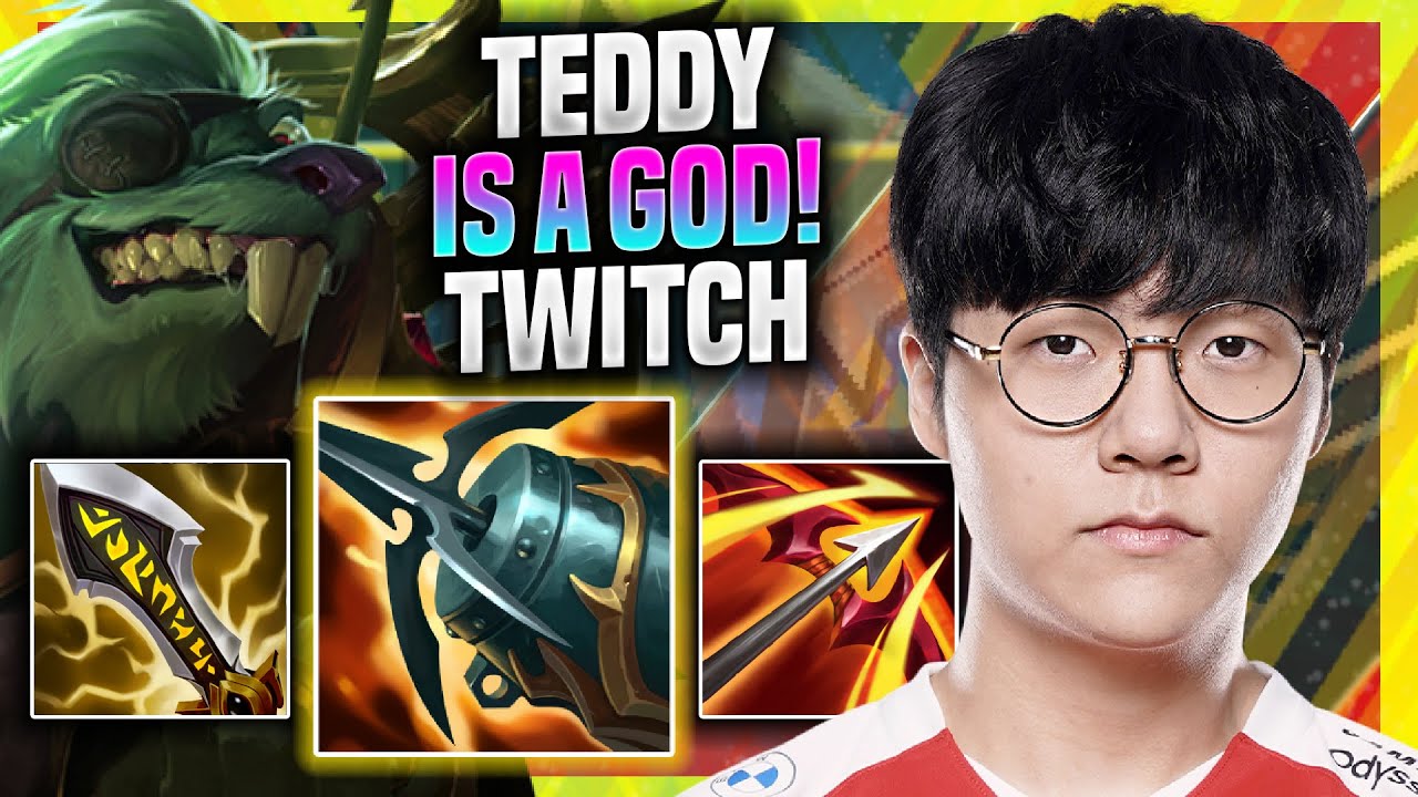TEDDY IS A GOD WITH TWITCH IN EUW SOLOQ! - T1 Teddy Plays Twitch ADC vs Aphelios!
