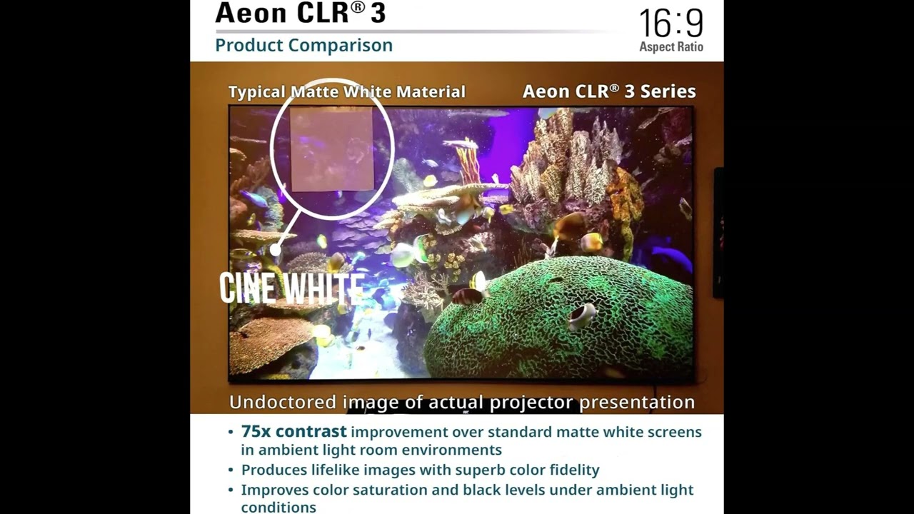 Elite Screens Aeon CLR3 115