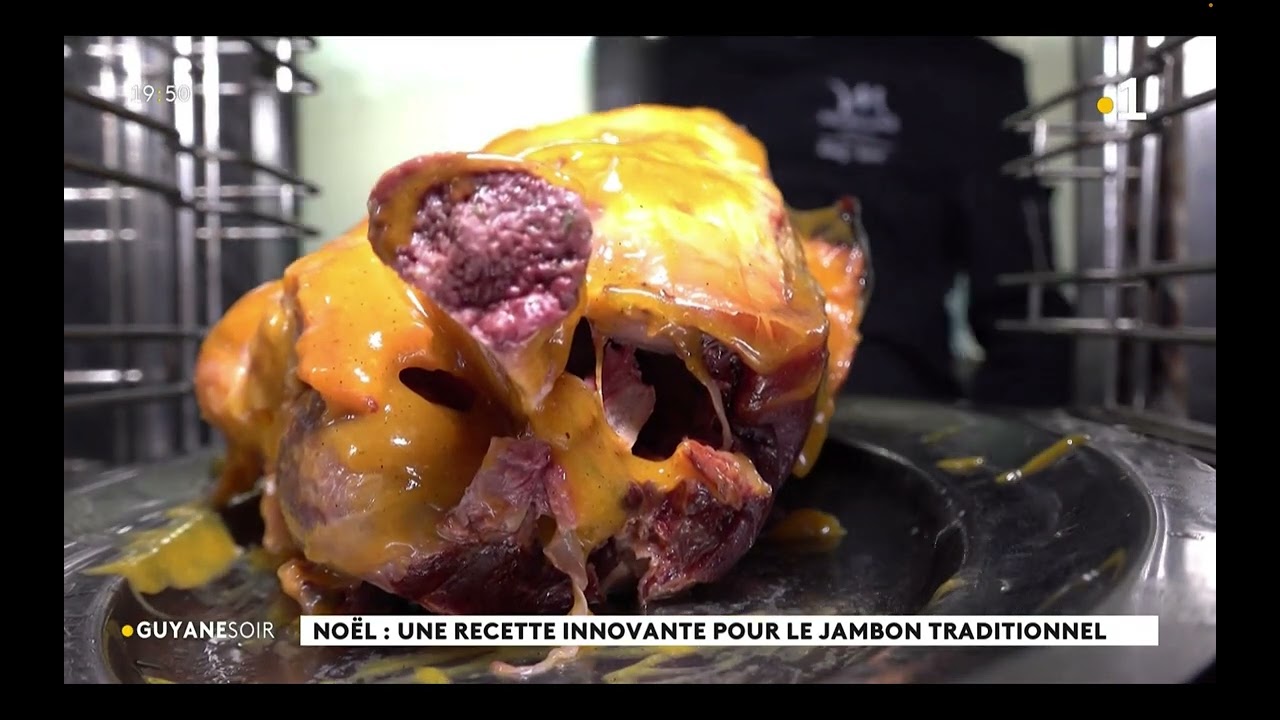 Gastronomie guyanaise : la recette du jambon de noël revisitée par le chef Thevan Luce