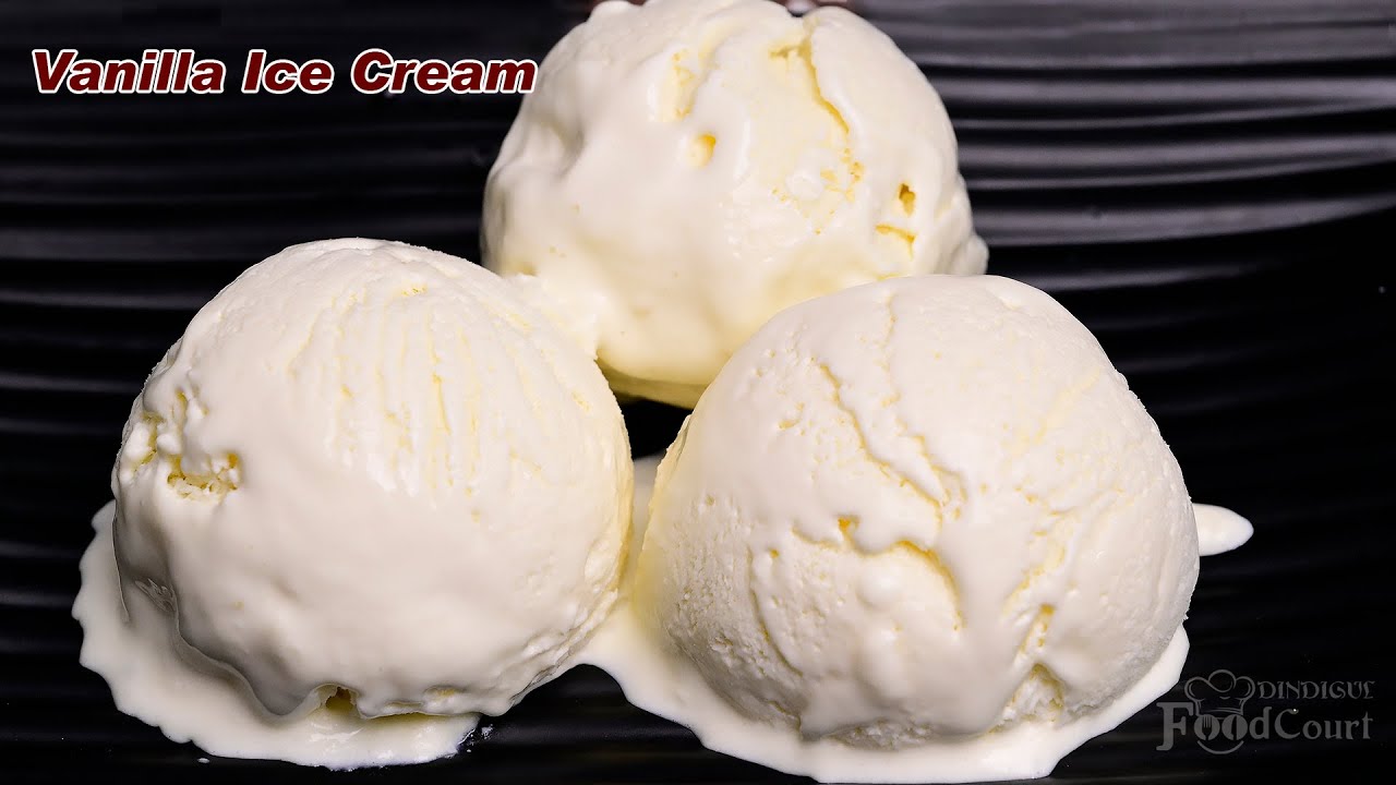 Easy Vanilla Ice Cream/ Homemade Vanilla Ice Cream/  Ice Cream Recipe