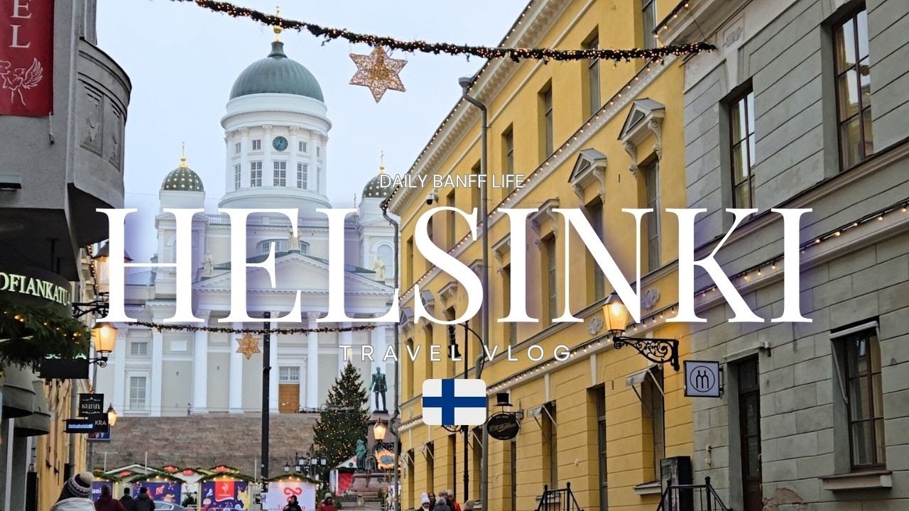 [ヘルシンキ旅行vlog🇫🇮] クリスマスムードの街をのんびり歩く | Helsinki Travel Vlog 🇫🇮