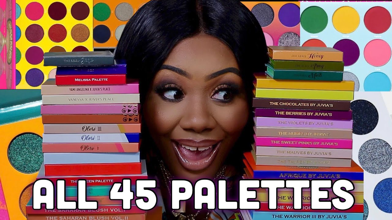 JUVIAS PLACE EYESHADOW PALETTE COLLECTION 2022 (ALL 45 PALETTES) | ASK WHITNEY