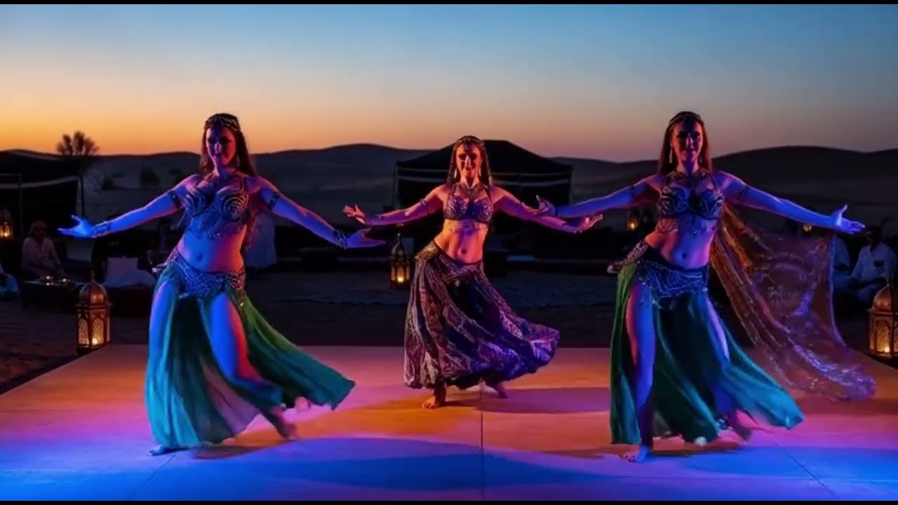 Arabic Dance Aesthetics  Expressive Performance at a Desert Event