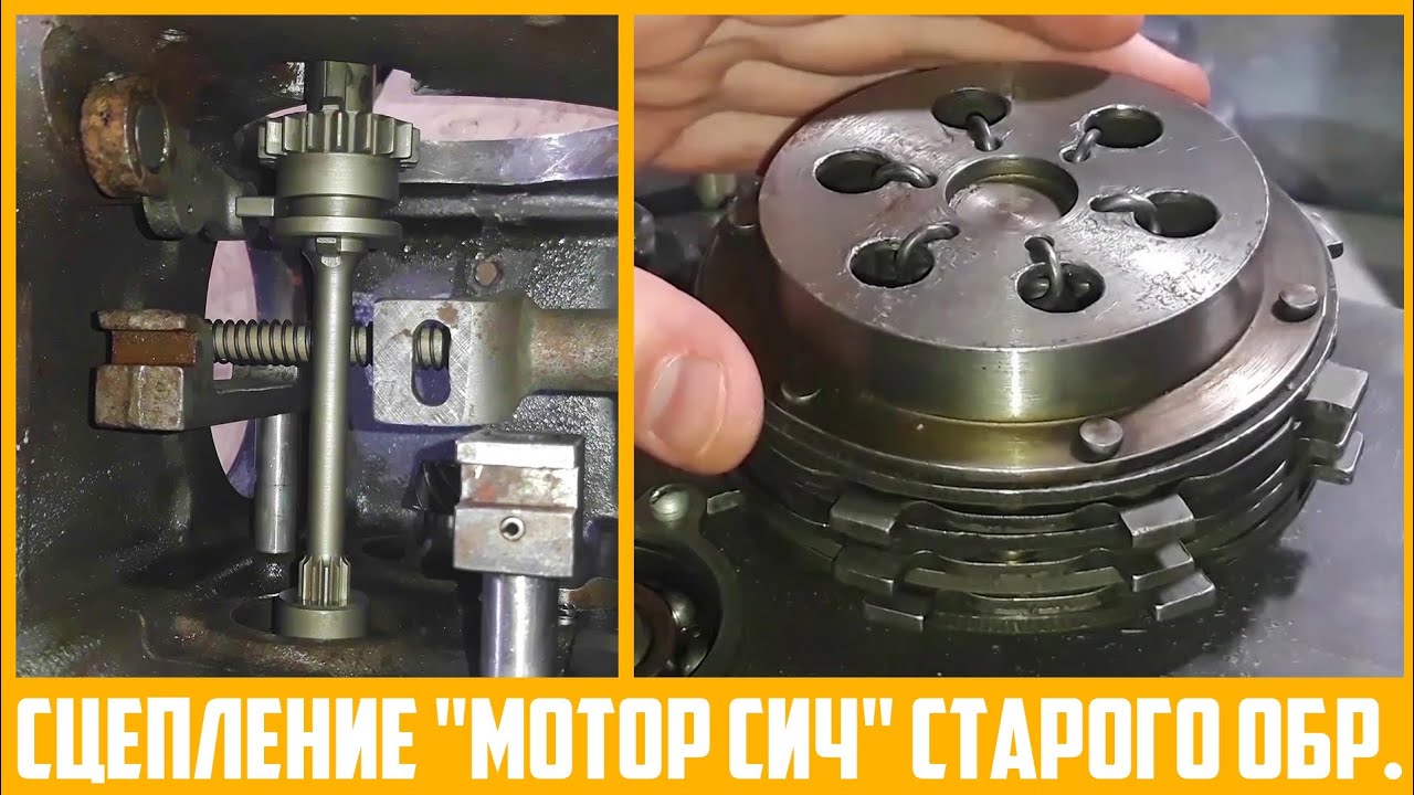 Сборка муфты сцепления на мотоблоке 