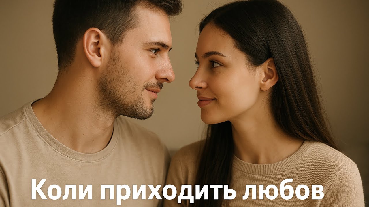Коли приходить любов, навіть тиша звучить інакше