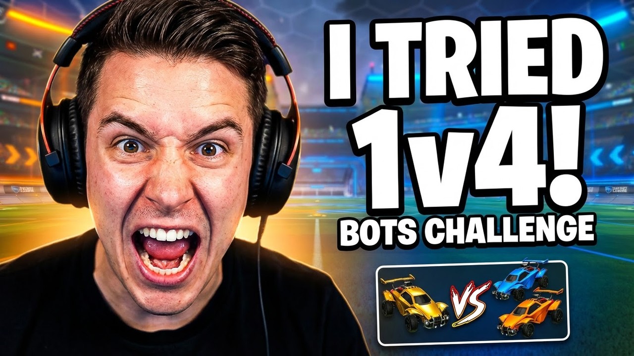 I 1v1’d 4 ALL-STAR BOTS… AND IT GOT CHAOTIC!