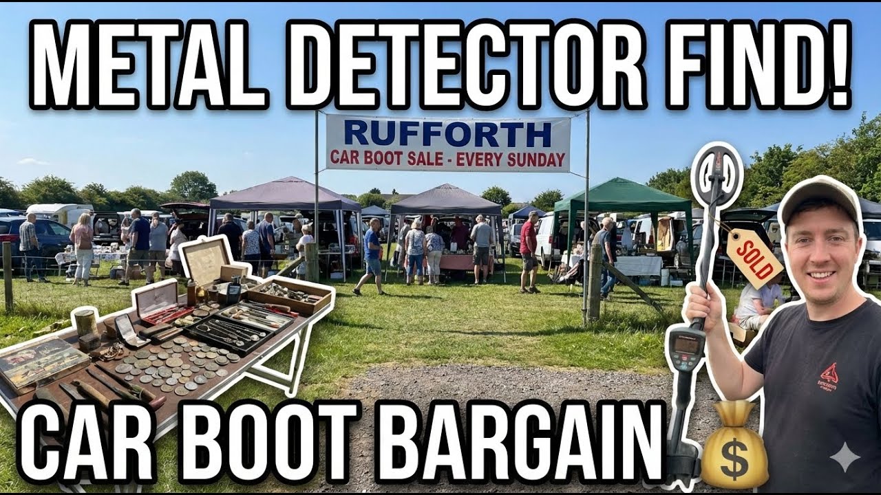 Found a Metal Detector at Rufforth Car Boot Sale! 💰 Reselling Find
