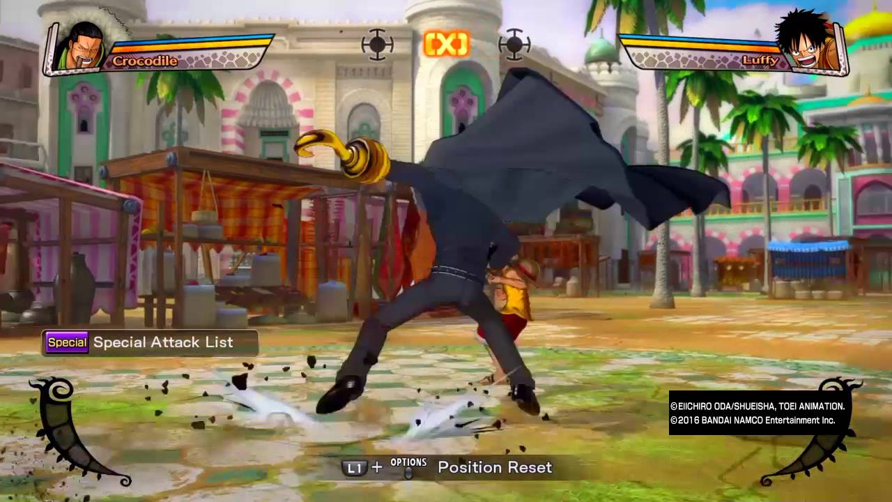 One piece burning blood Crocodile combos