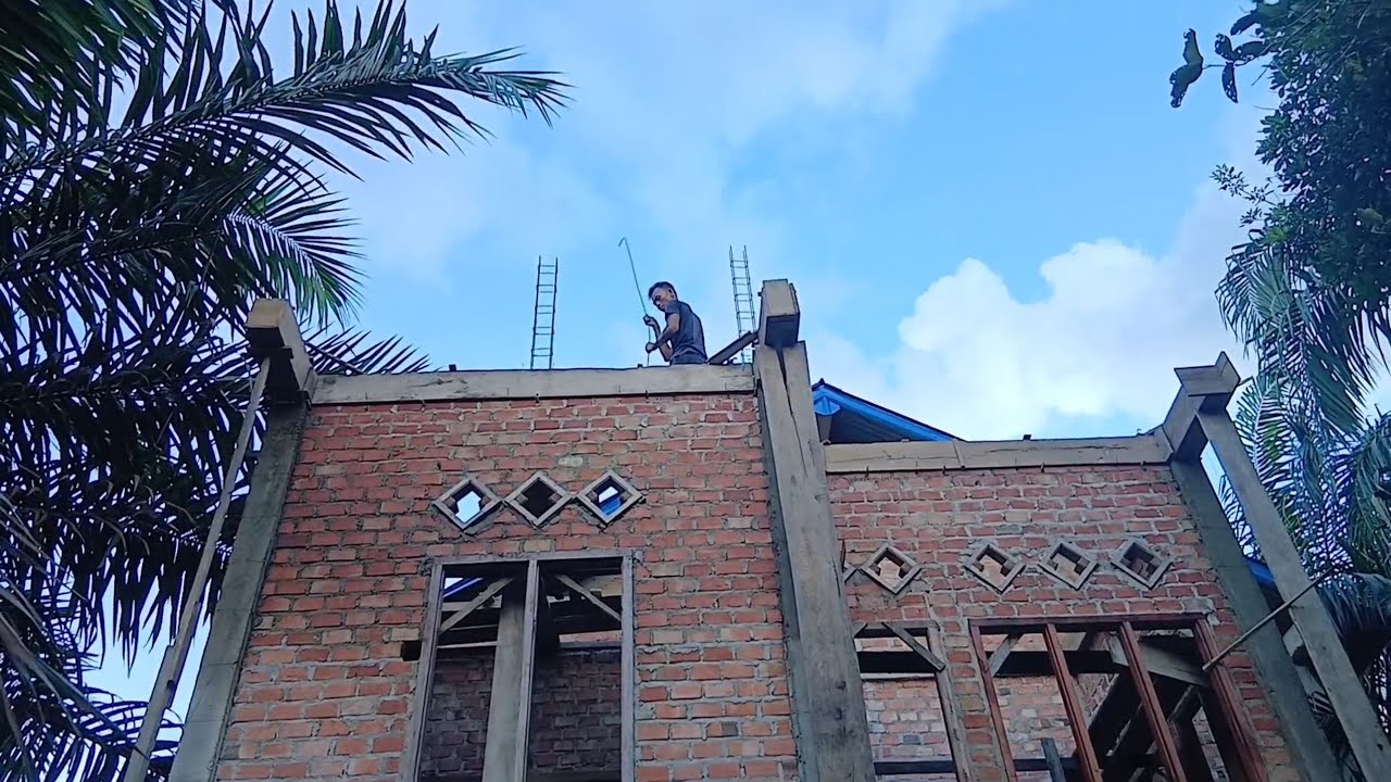 Nikmati proses nya Pengecoran ring balok rumah impian 