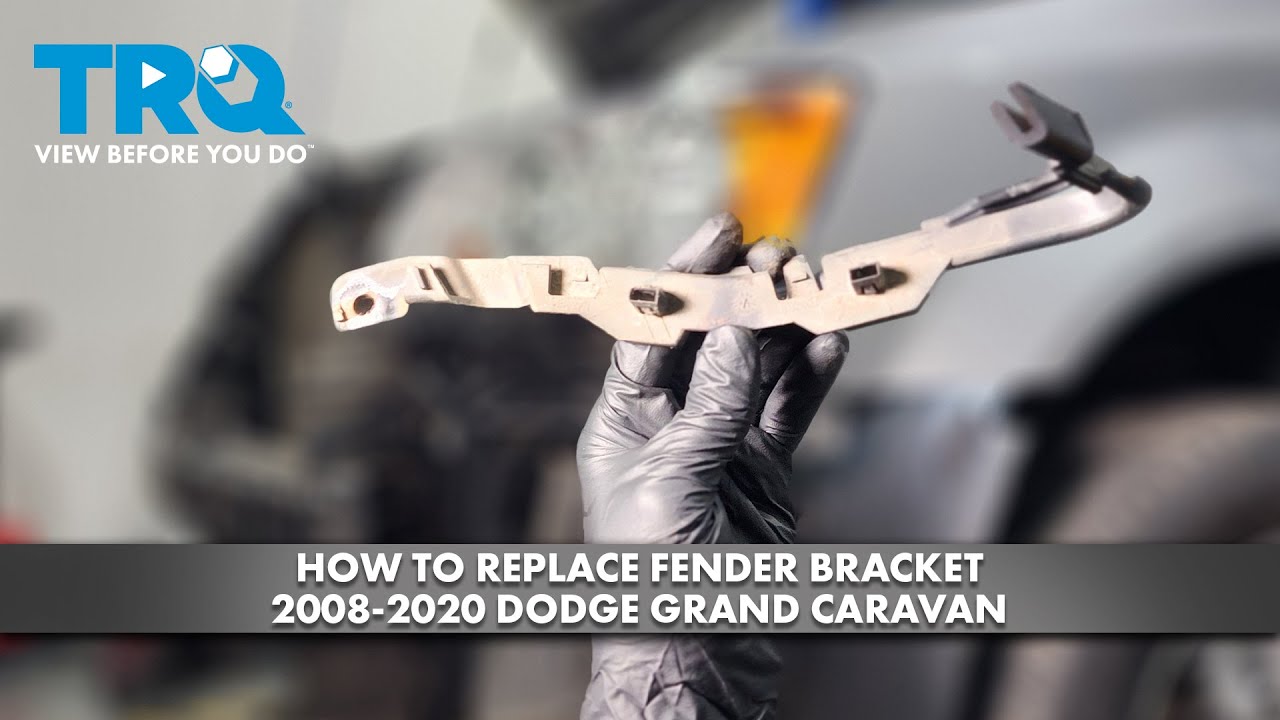 Как заменить кронштейны крыльев Dodge Grand Caravan 2008-2020