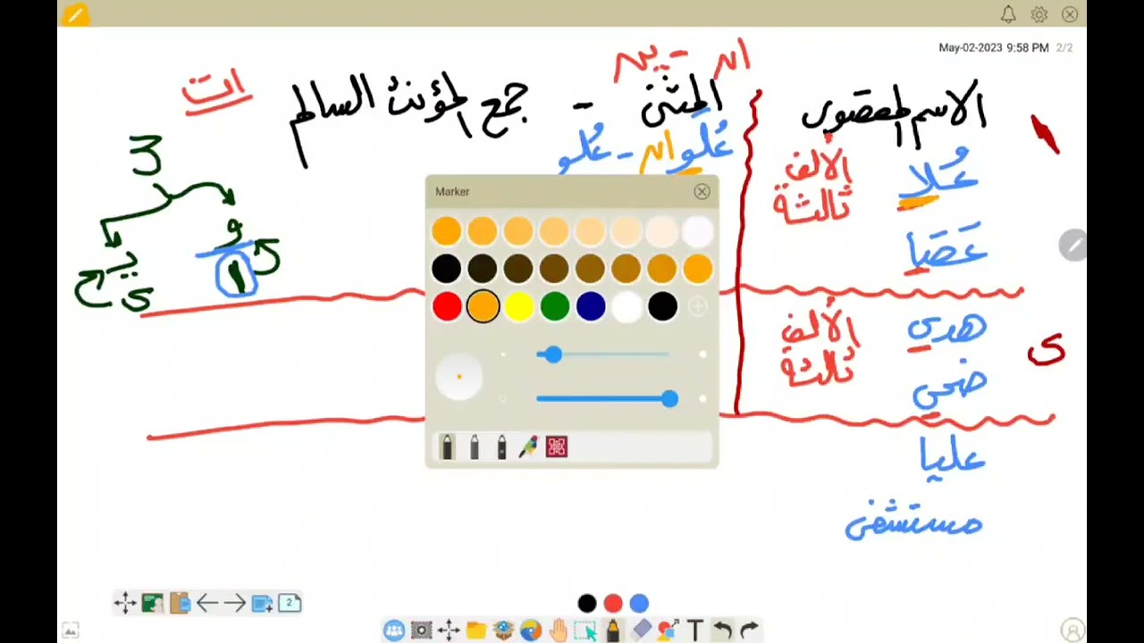 الاسم المقصور #الصف_الثالث_الثانوي #القواعد_النحوية #الصف_الاول_الثانوي #نحو