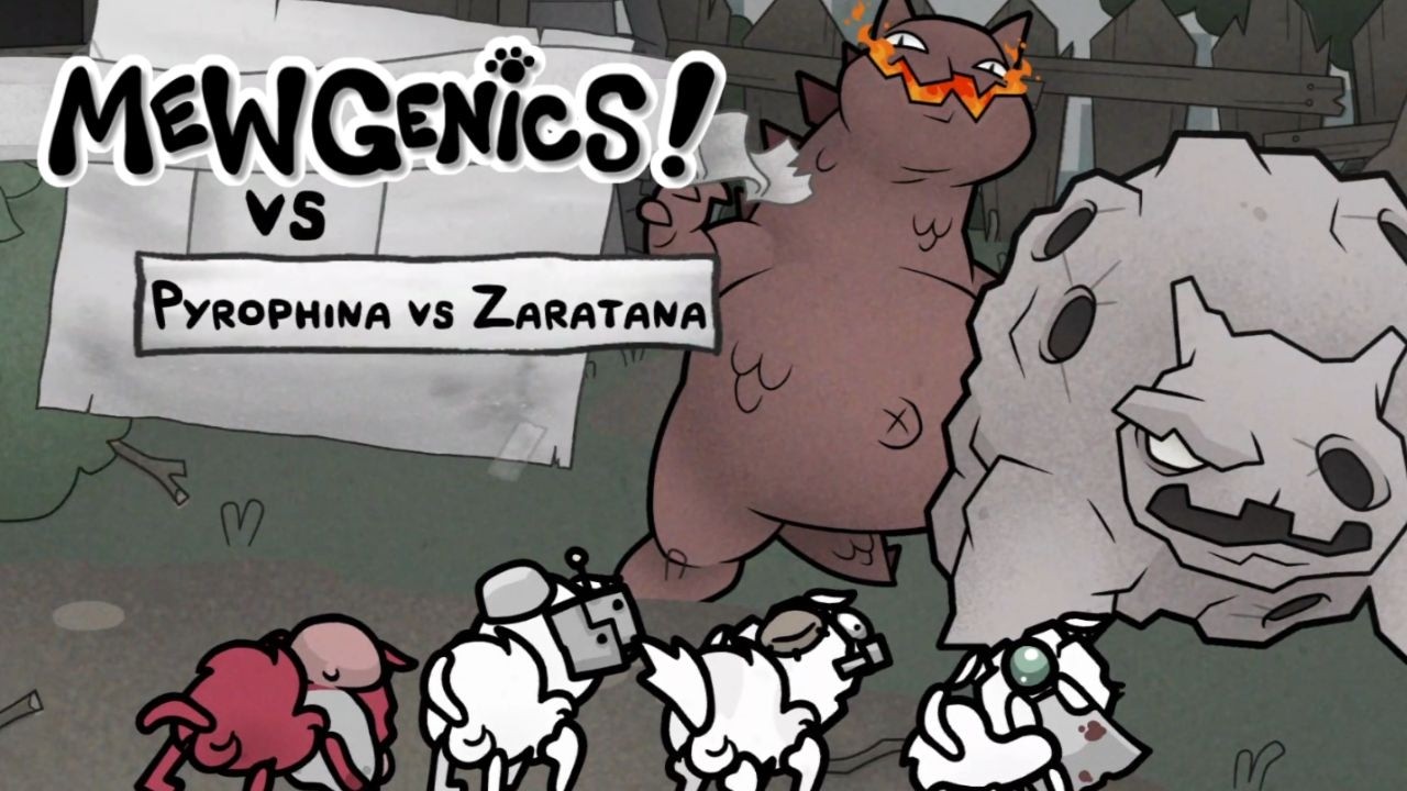 Mewgenics! | Pyrophina VS. Zaratana | Kaiju Boss Fight [PC Gameplay]