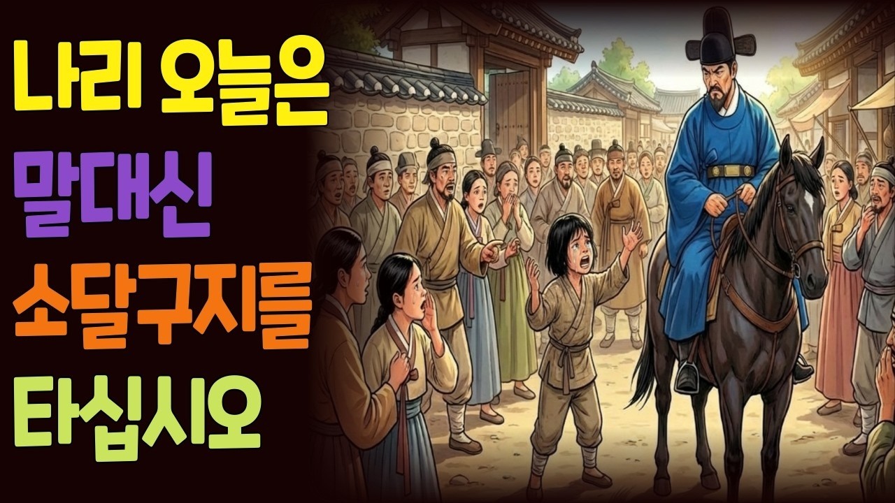 “나리, 오늘은 말 대신 소달구지를 타십시오…” 저잣거리에서 미래를 본 아이의 소름 돋는 예언 | 향매야담