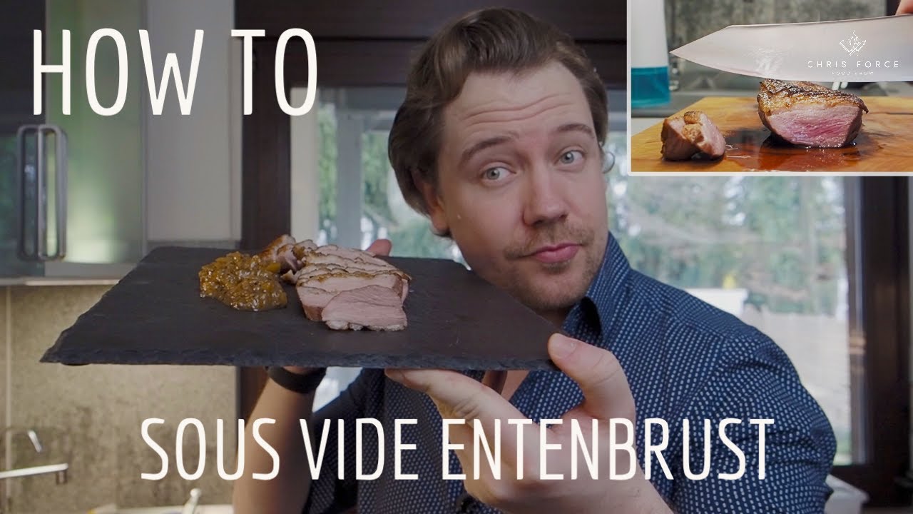 Sous vide cooked duck breast with apricot chutney &ndash; the world's best! Sous Vide Duck Breast
