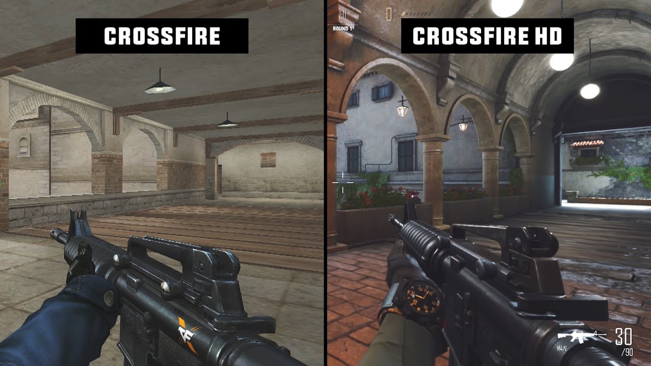 CROSSFIRE HD vs CROSSFIRE : ORIGINAL vs REMASTERED MAPS COMPARISON [1080P 60FPS]