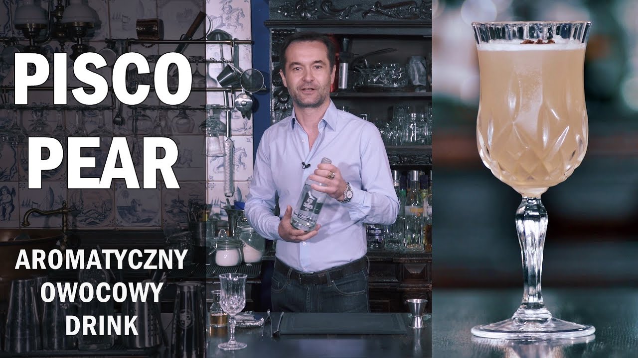 Pisco Pear - jak zrobić owocowy, aromatyczny koktajl | Dobieranie składnik&oacute;w do alkoholu w drinkach