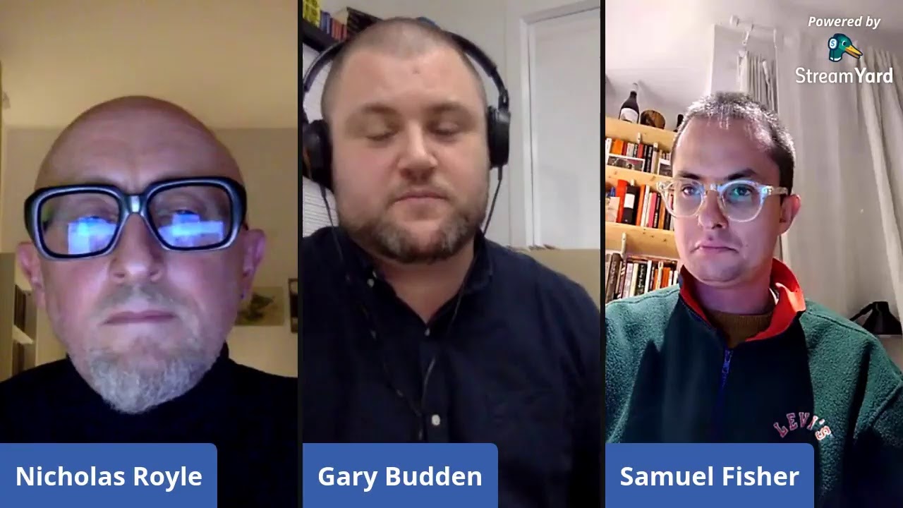 Gary Budden, author of London Cognita, in conversation with Nicholas Royle, author of London Gothic