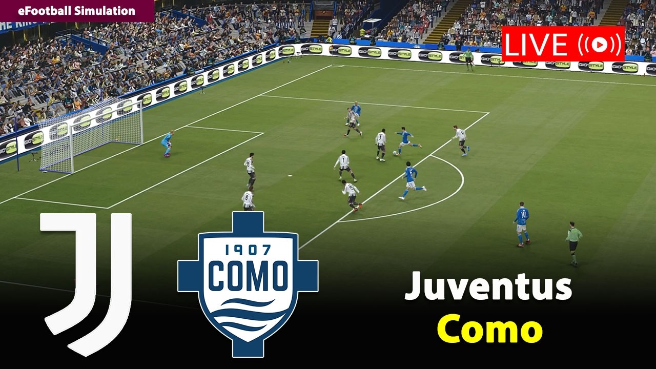 🔴In Diretta- Juventus vs Como | Serie A 2025/26 | eFootball PES21 Simulation