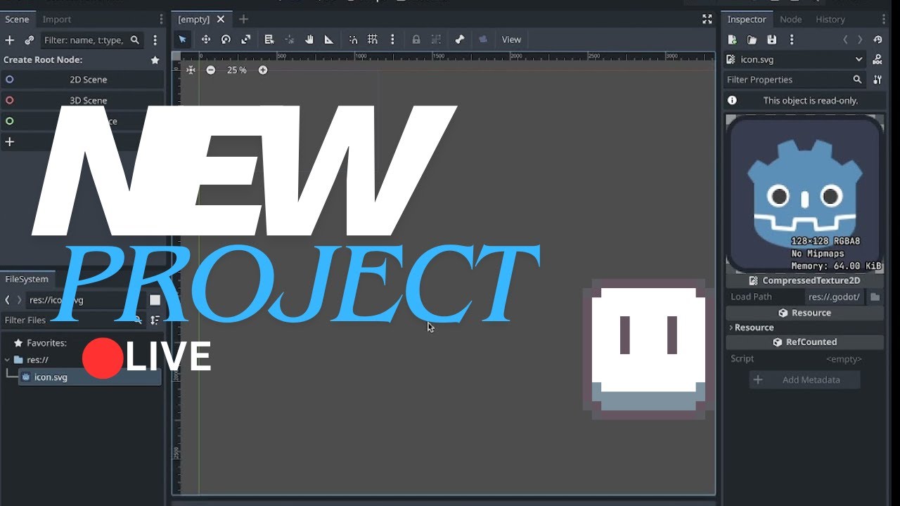 Game dev stream! New godot project, classes are out!