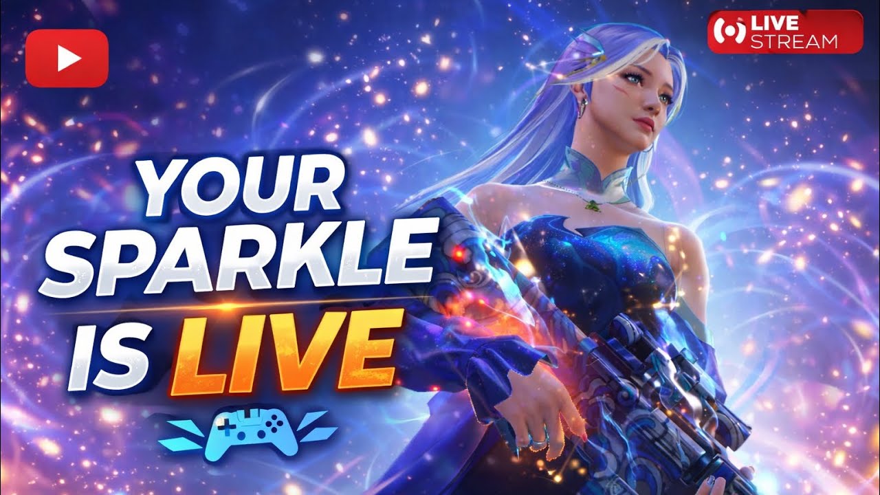 Live stream with sparkle Gaming ❤️| Girl gaming 🥰 | Free fire Guild Test Garena 🔥
