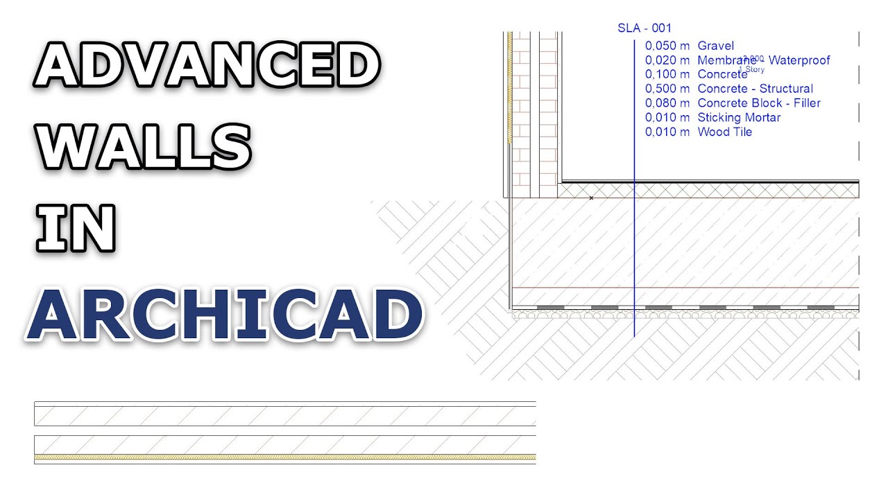 Advanced Walls in Archicad - Tutorial