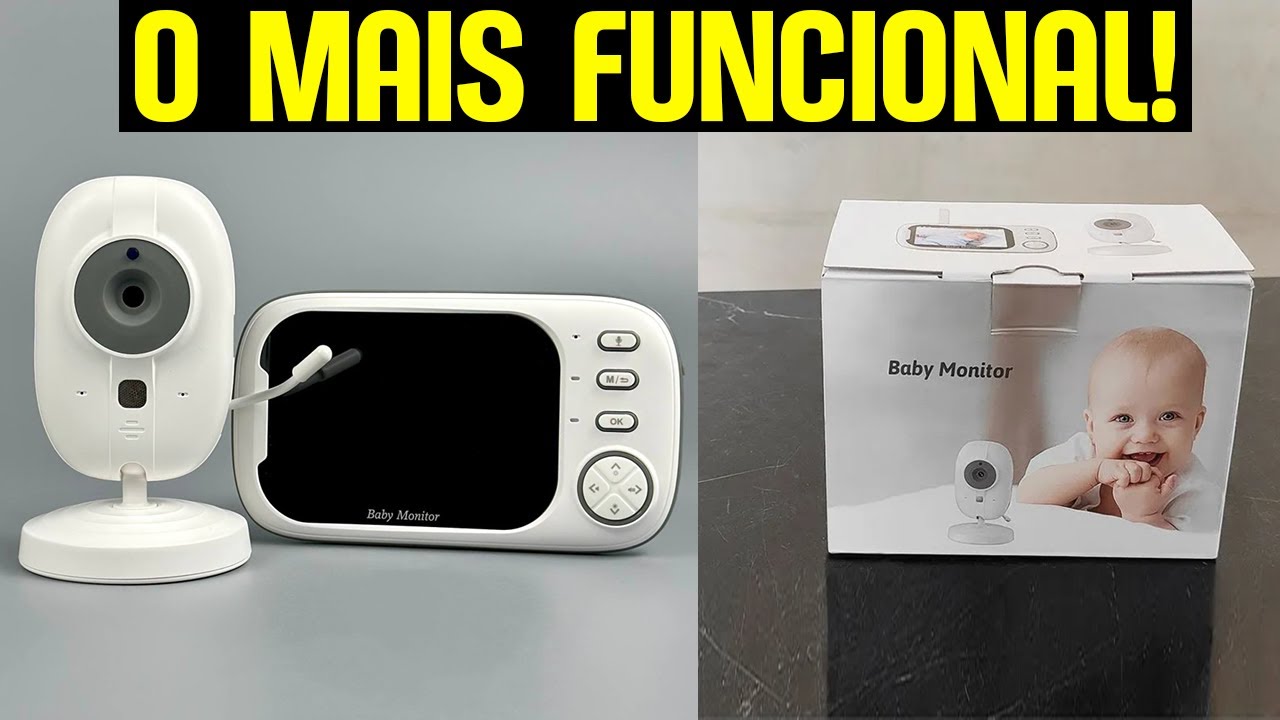 Babá Eletrônica Baby Monitor ABM600: Segurança e Tranquilidade Para Seu Bebê!