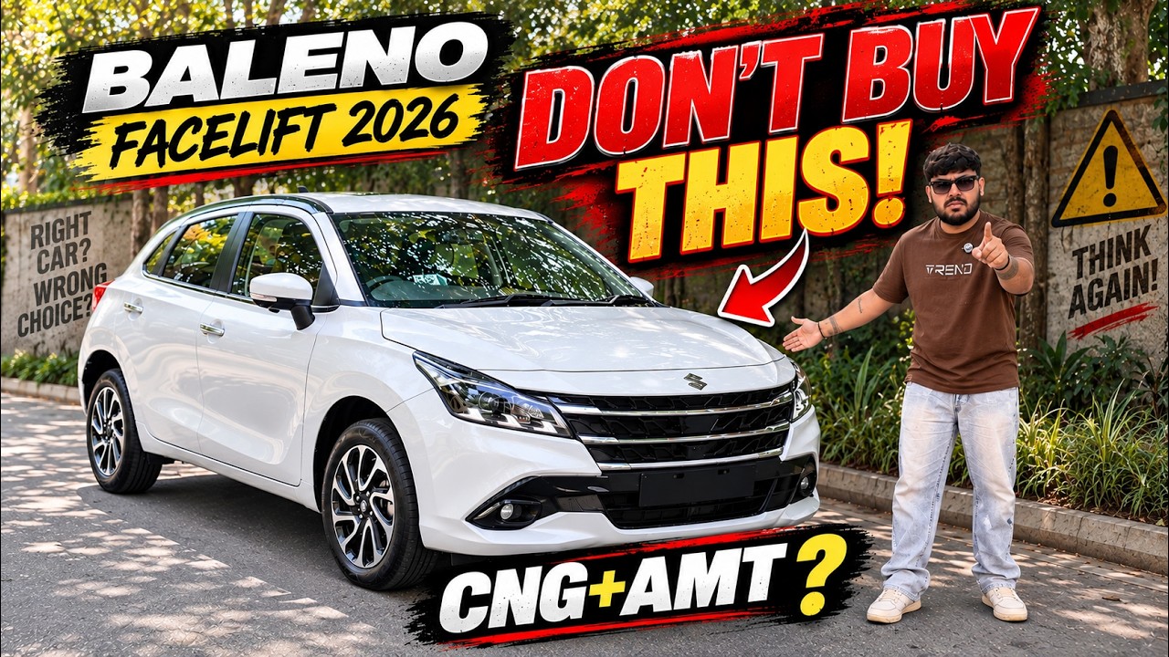 New Maruti Baleno 2026 Facelift *MONEY WASTE* -  Top 5 Reasons Not to Buy | Baleno CNG+ AMT?