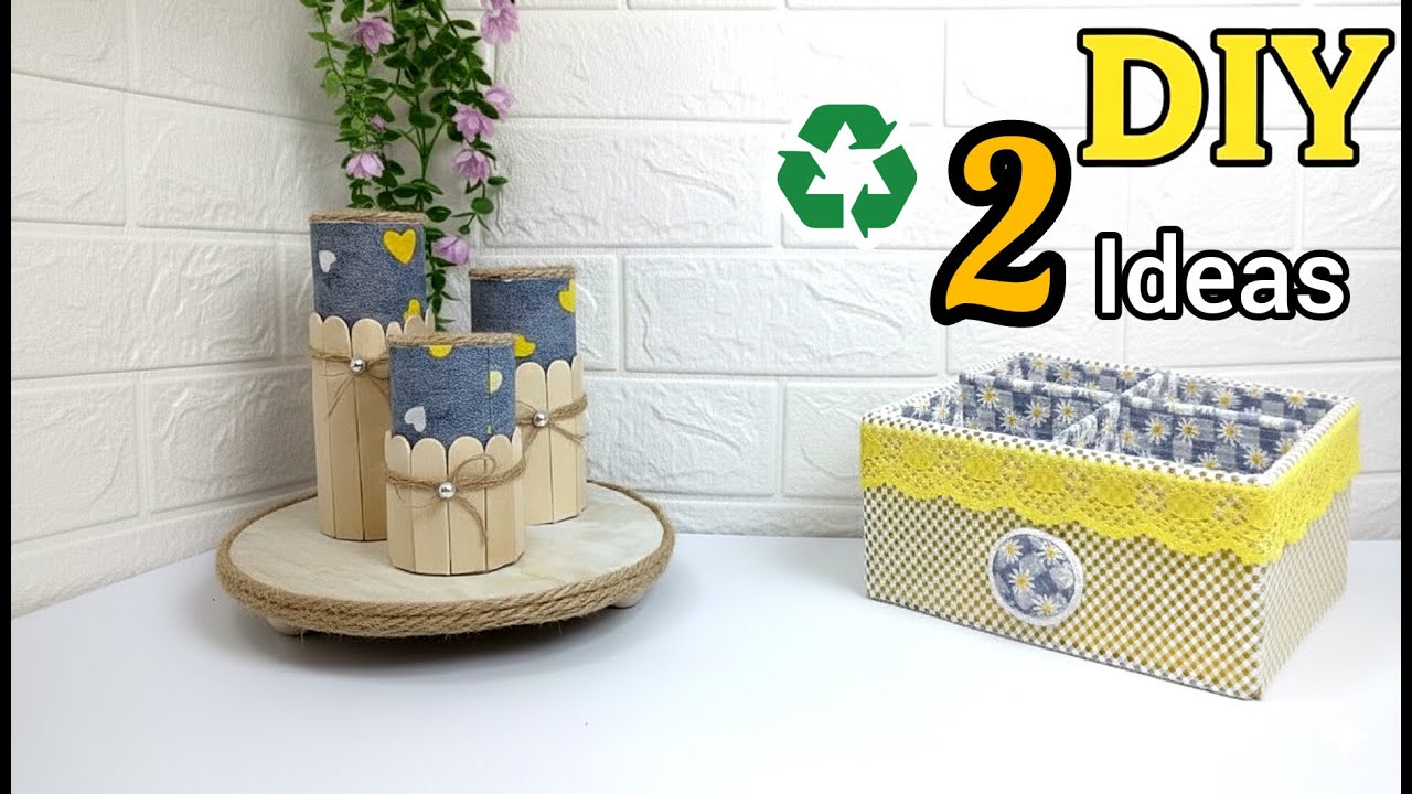 Don’t Throw Cardboard Away♻️ Make These Useful Organizers😍