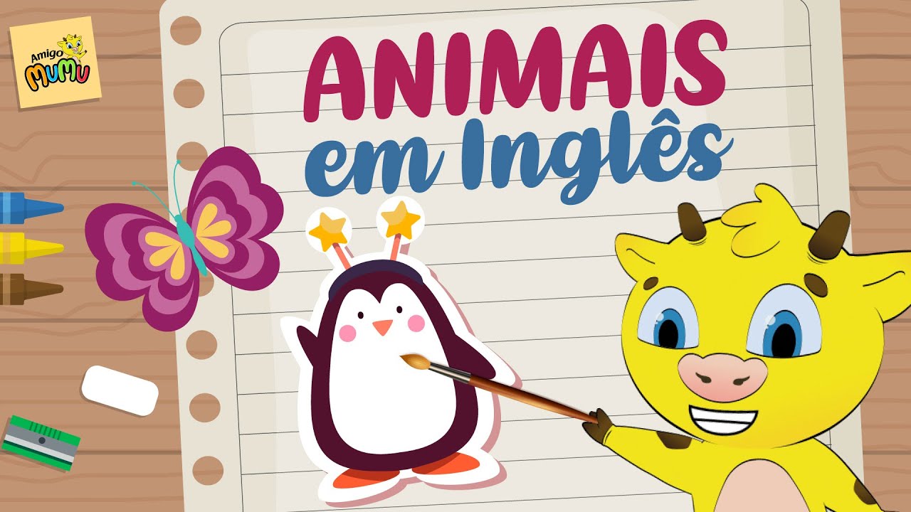 Os animais em Inglês - Como falar o nome dos bichos em Inglês