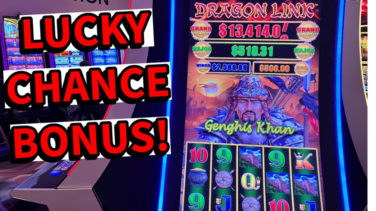 WE NEEDED A LUCKY CHANCE SPIN BONUS TO SAVE US. Playing A Dragon Link Slot #slots #games #casino