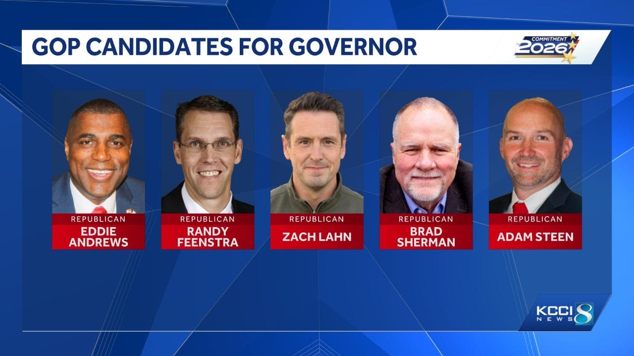 What to know about the Republican primary race for Iowa governor