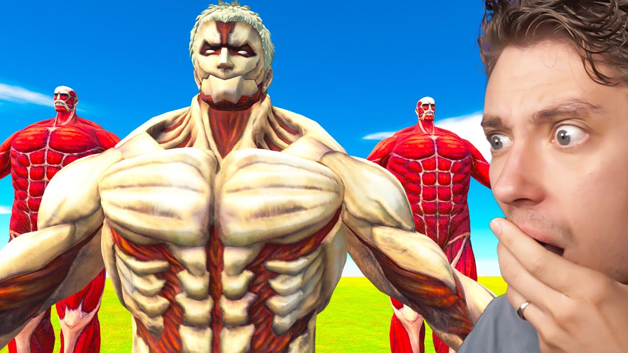 Attack on Titan vs Army in ARBS!!