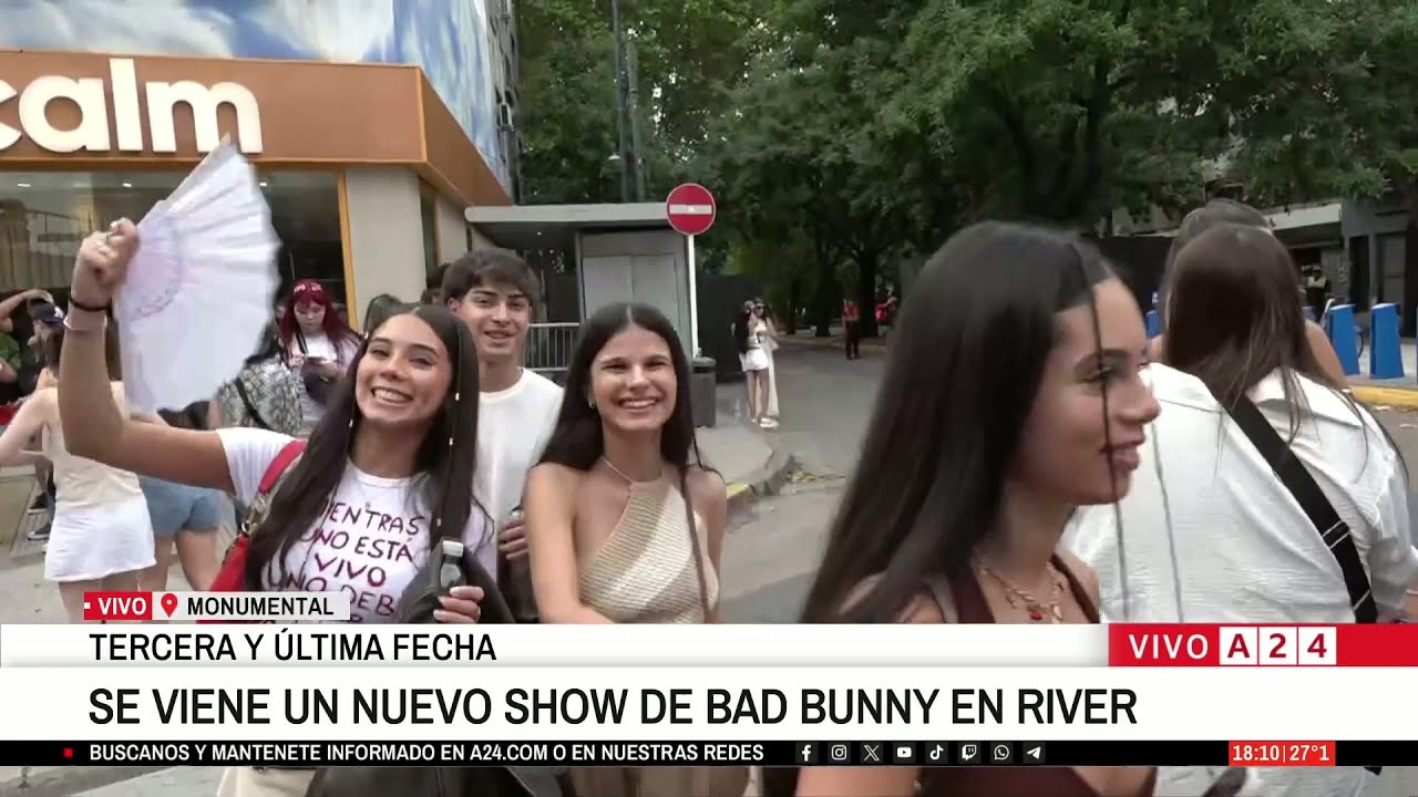 🔴 Se viene un nuevo show de Bad Bunny en River