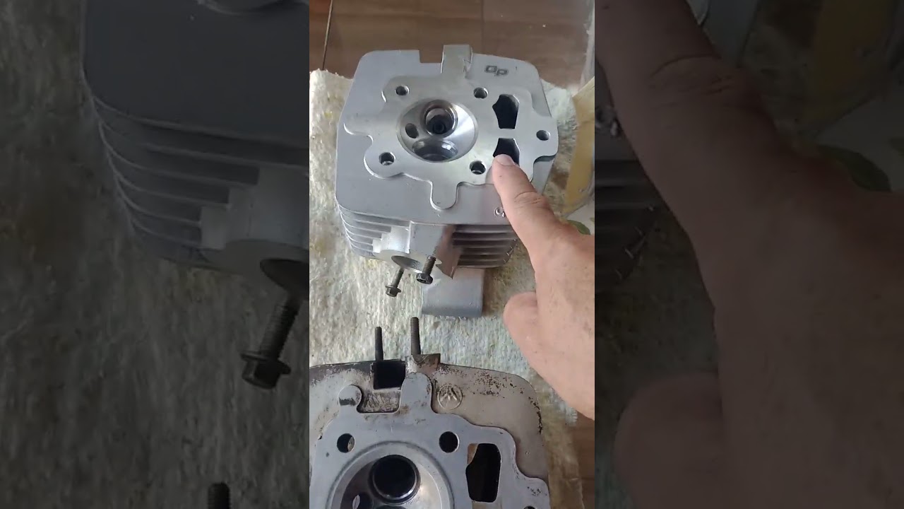 Cabeçote CG 125 na Dafra Speed 150!!!
