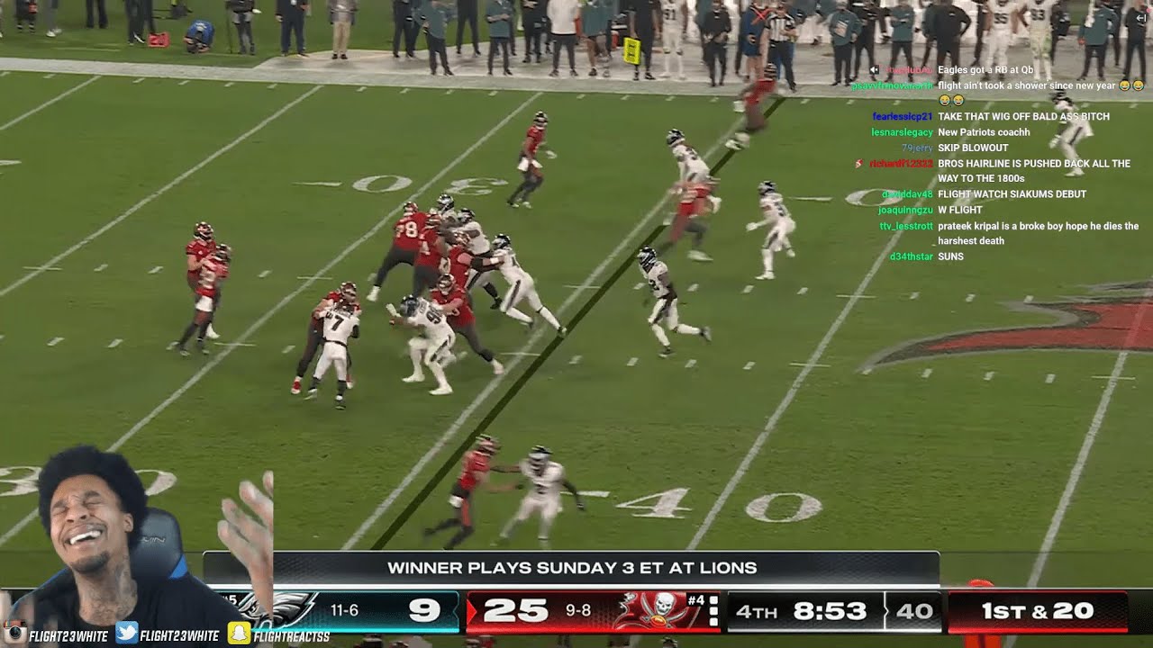 FlightReacts Eagles vs. Buccaneers | 2023 Super Wild Card Weekend Highlights