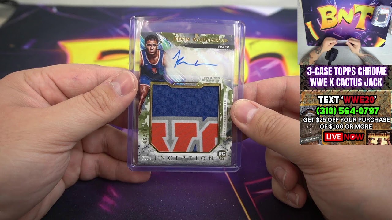 Перерыв #2511: 2024-25 Topps Inception Basketball Hobby, полный кейс (8 коробок), командный перерыв