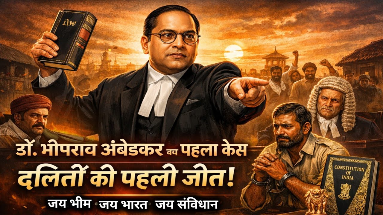 👉डॉ. भीमराव अंबेडकर का पहला केस | जब अदालत में पहली बार जाति हारी और न्याय जीता | जय भीम💙💙